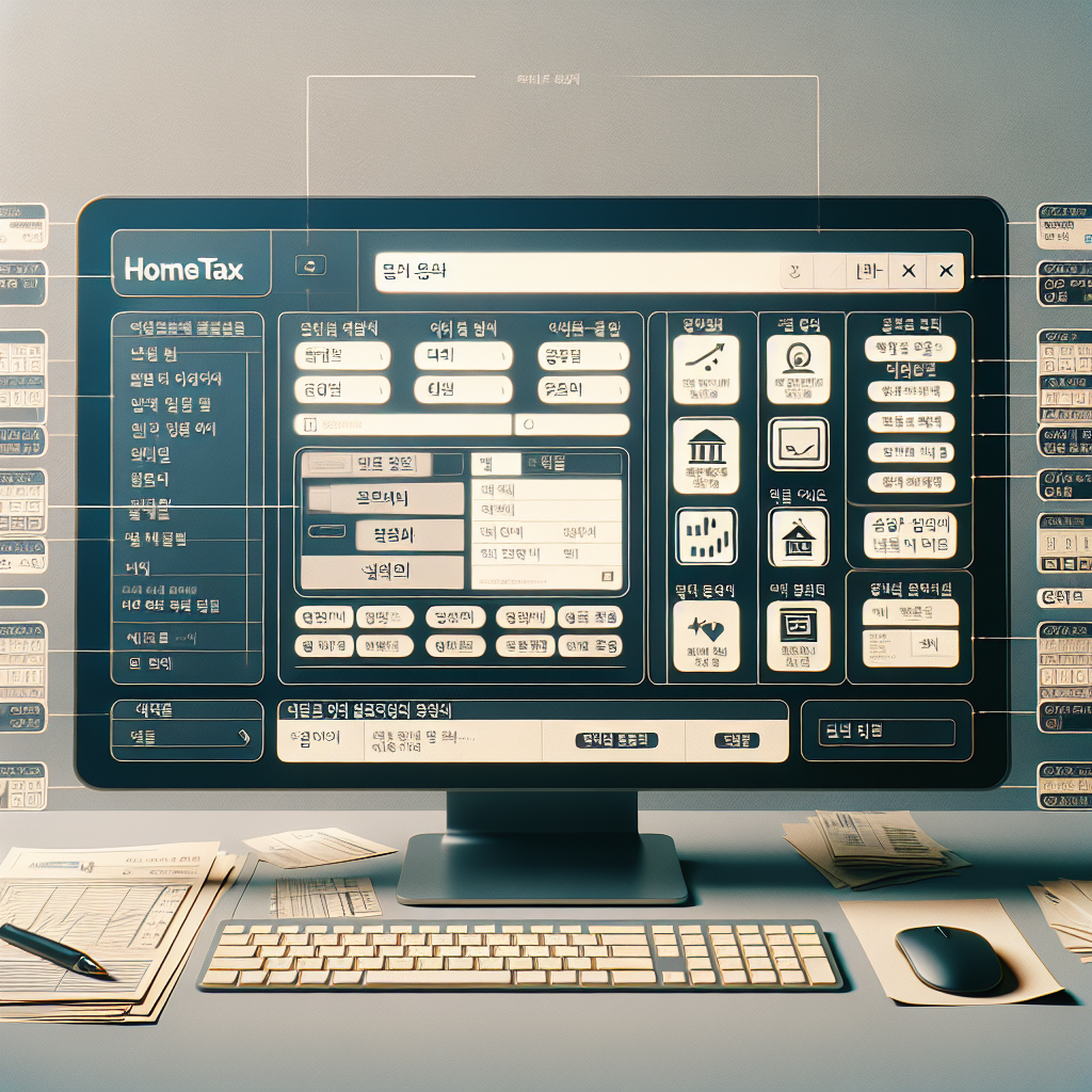 Read more about the article 홈텍스 완벽 가이드: 쉽고 빠르게 세금 신고하는 법